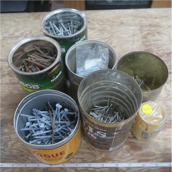 Cans of Various Nails