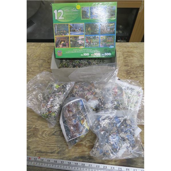 Lot of Jigsaw Puzzles (6)