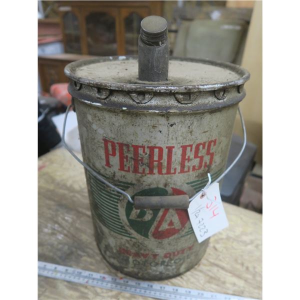 Peerless Motor Oil Can