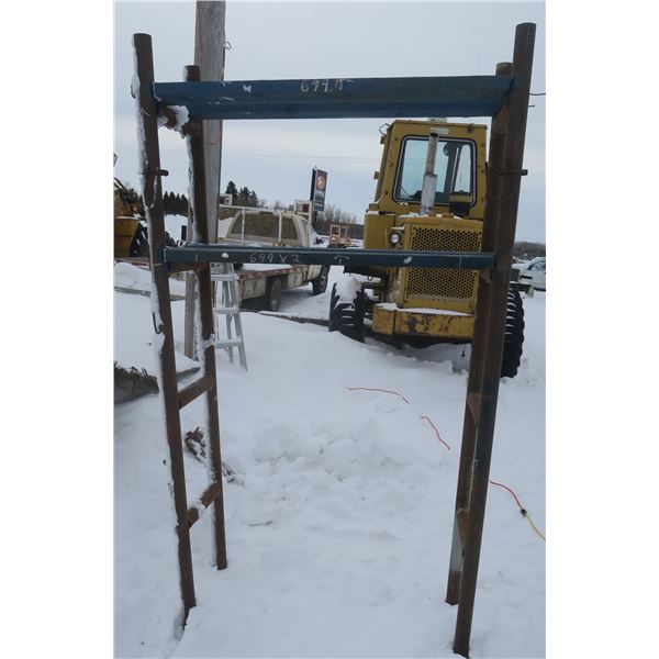 Metal Pipe Shelf - 48" x 20" x 84"H