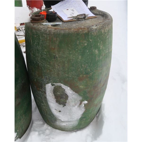 45 Gal Steel Oil Barrel