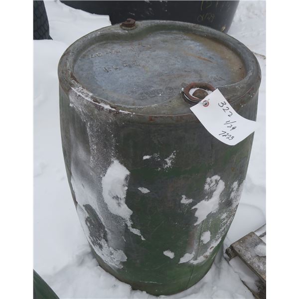 45 Gal Steel Oil Barrel