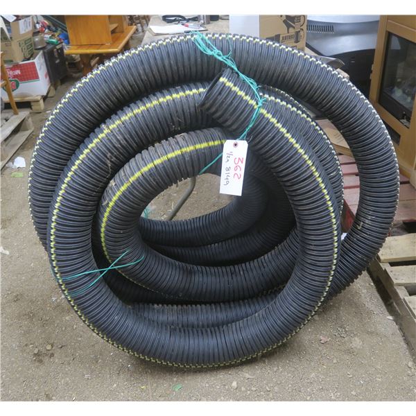 4" Diameter Vented Tubing (weeping tile) approx. 40'