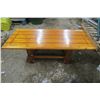Image 3 : Varnished Wood Coffee Table(4' x 20" x 15.5"H)