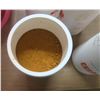 Image 2 : Pink Tote + cans of Stucco Pigment - Salmon
