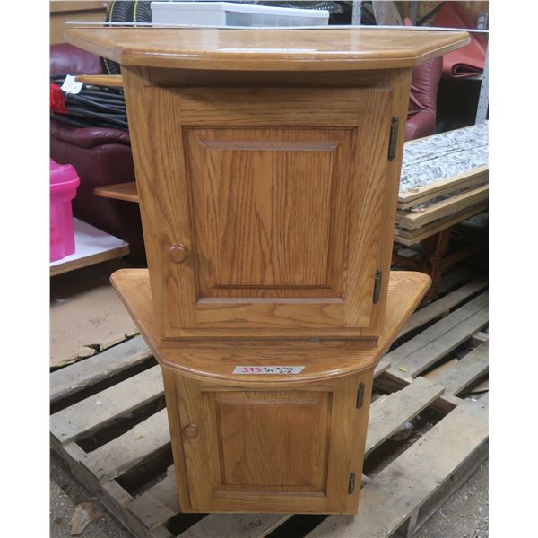 Pair of End Tables (see pics for sizes)