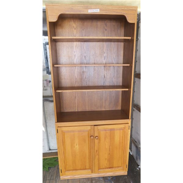 Wooden Shelving Cabinet (38" x 16" x 7'H)