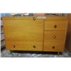 Image 1 : Wooden Storage Chest w/ Drawers (43" x 19.5" x 28"H)