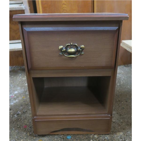 Wooden Bedside Table (16" x 14" x 23")
