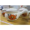 Image 2 : Flower Patterned Plates, Bowls, Teapot, Soup Bowls, Etc.