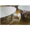 Image 9 : Scenery Plates + Teacups ("The Post House" "Wood + Sons")