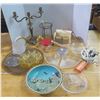 Image 1 : Misc. Lot - (Candy Dishes, Candle Holders, Etc.)