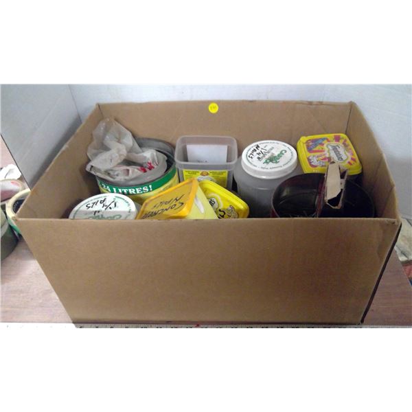 Box of misc. fasteners and nails