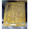 Image 1 : 2 End tables gold trim 27"x23"x20" tall (Comes w/ Glass tops)