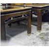 Image 4 : 2 End tables gold trim 27"x23"x20" tall (Comes w/ Glass tops)