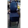 Image 1 : 4 Black Chairs w/ Cushion