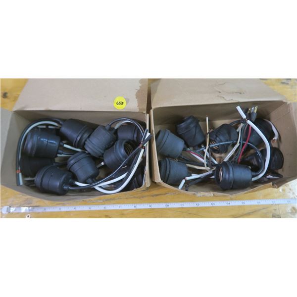 Electrical - Pig Tailed Light Bulb Sockets