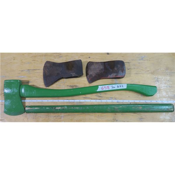 Axe, Axe Heads + Hammer Handle