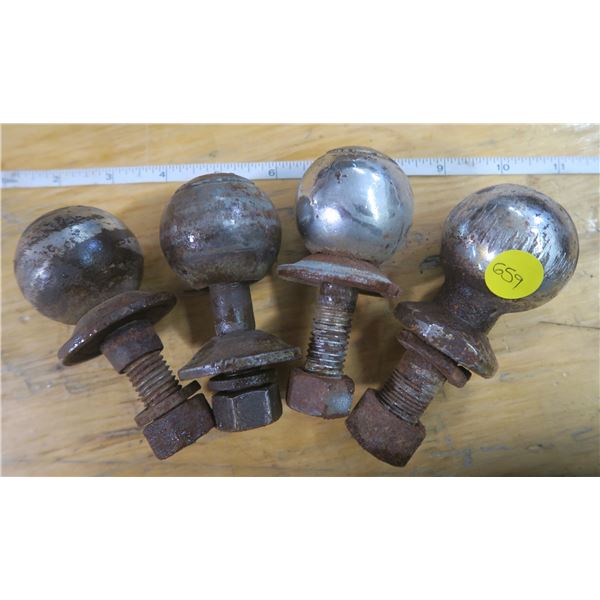 4 x Hitch Balls - sizes not checked -(1 7/8" ?)