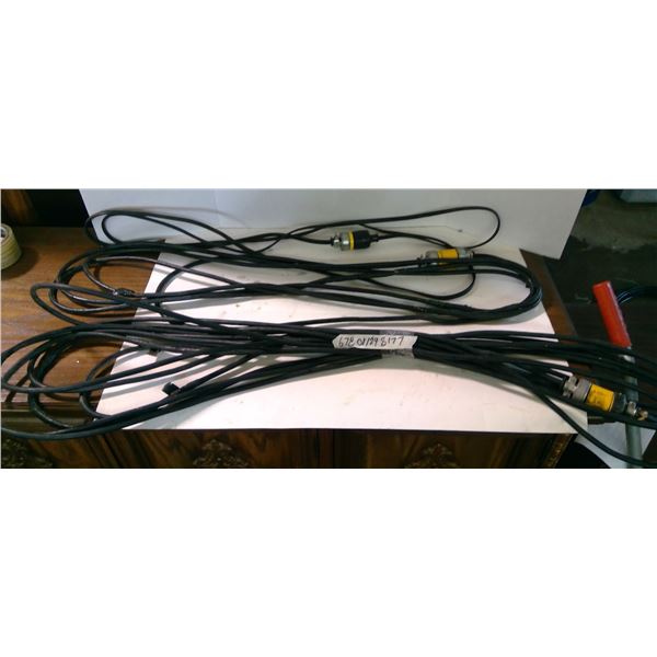 3 Extension Cords - Approx. Lengths of: 36ft., 24ft, 8ft
