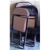 Image 1 : 4 Folding Metal Chairs