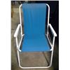 Image 3 : 3 blue folding lawn chairs