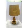 Image 1 : Vintage wooden laminated lamp 22" tall with shade