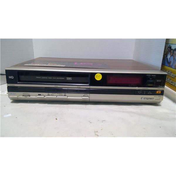 Hitachi VHS recorder and player untested