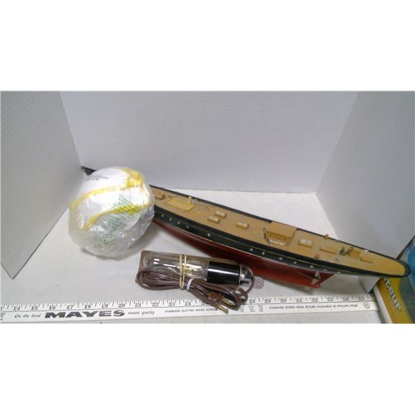 Cords, light, dust masks, misc.