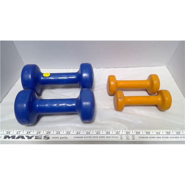 Box of dumb bell weights