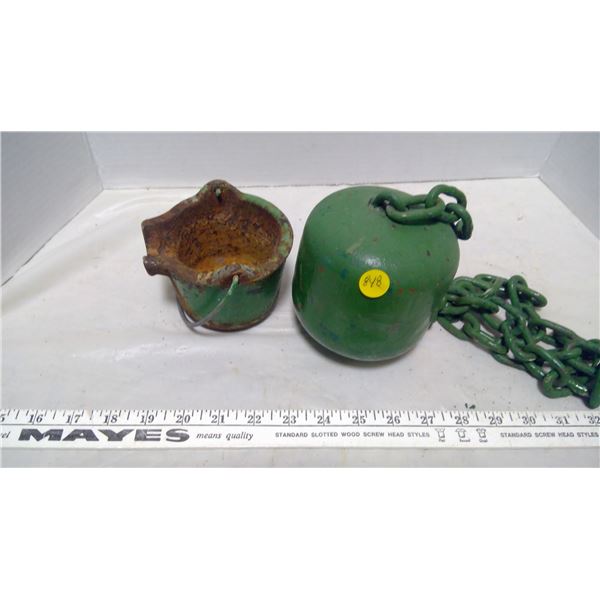 Ball & chain, cast pot