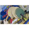 Image 2 : Misc. Lot - (Ping Pong Paddles, Nascar Tin + More)