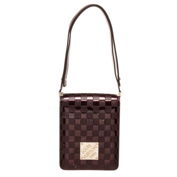 Louis Vuitton Brown Leather Club Carmine Shoulder Bag