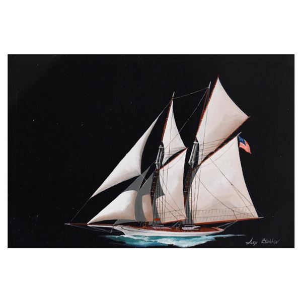 Two Masted Schooner by Blokhin Original