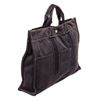 Image 2 : Hermes Purple Canvas Herline MM Tote Bag