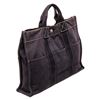 Image 3 : Hermes Purple Canvas Herline MM Tote Bag
