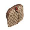 Image 3 : Gucci Brown Canvas Vintage Shoulder Bag