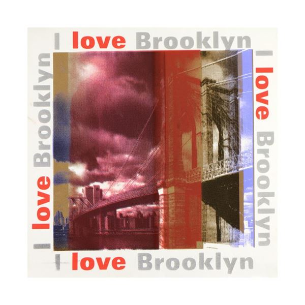I Love Brooklyn by Steve Kaufman (1960-2010)