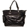 Image 1 : Chanel Black Leather Biarittz Tote Bag
