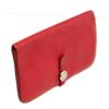 Image 2 : Hermes Red Leather Dogon Long Wallet