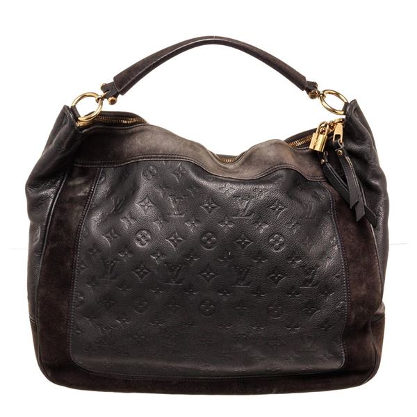 Louis Vuitton Black Leather Audacieuse GM Handbag