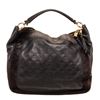 Image 1 : Louis Vuitton Black Leather Audacieuse GM Handbag