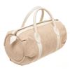 Image 2 : Hermes Beige Canvas Sac Polochon M Shoulder Bag