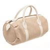 Image 3 : Hermes Beige Canvas Sac Polochon M Shoulder Bag
