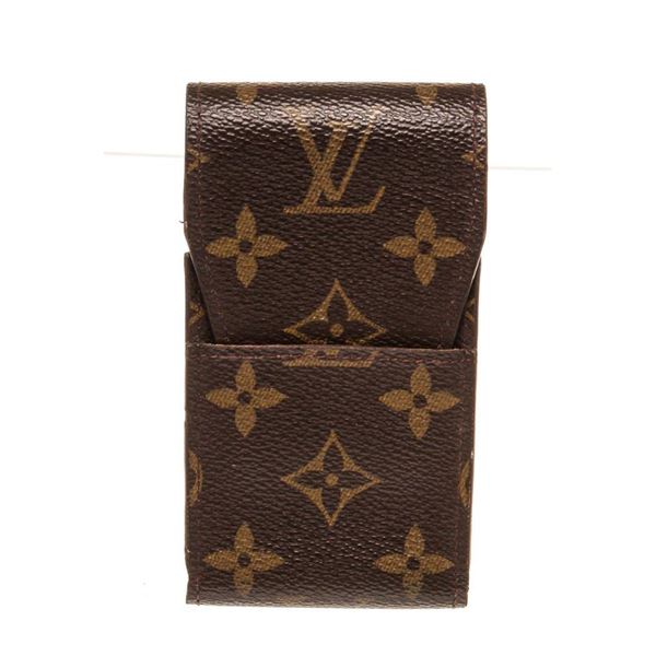 Louis Vuitton Brown Monogram Canvas Cigarette Case Clutch