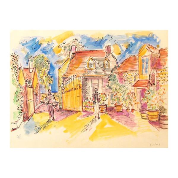 Entrance of Domaine de la Romanee-Conti by Ensrud Original