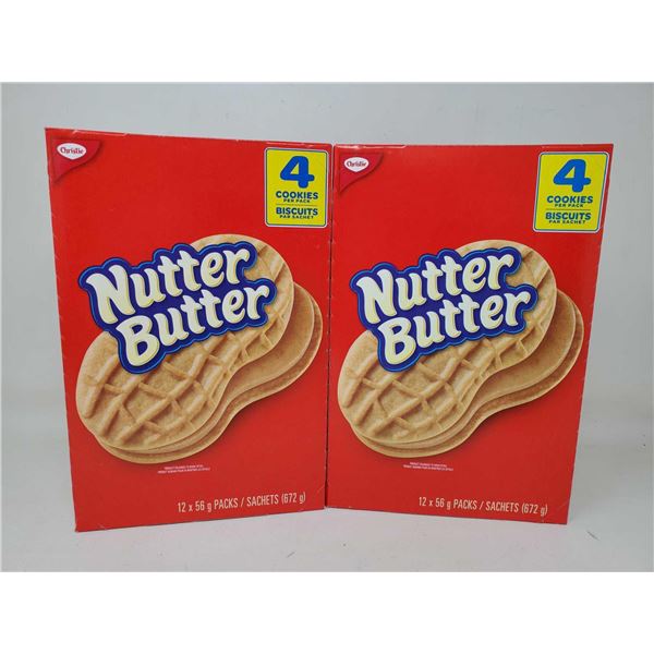 Nutter Butter Cookies (2 x 12 x 56g)