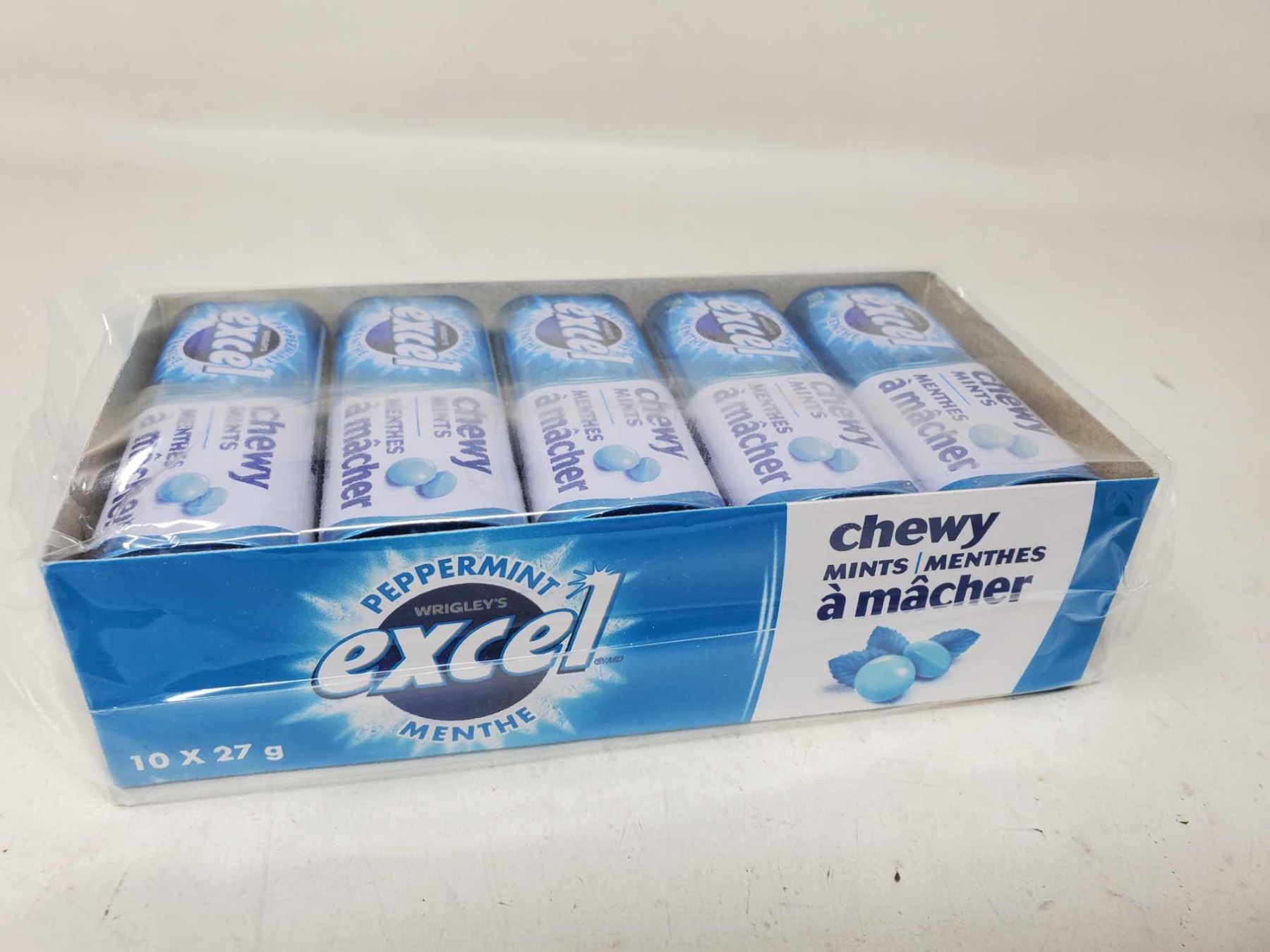 Peppermint Excel Chewy Mints (10 x 27g)