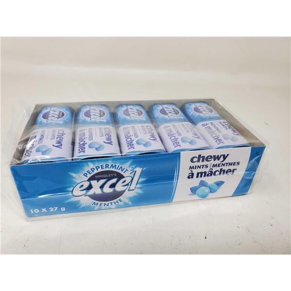 Peppermint Excel Chewy Mints (10 x 27g)