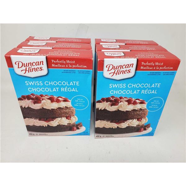 Duncan Hines Swiss Chocolate Cake Mix (6 x 432g)